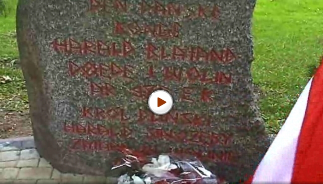 Grób Haralda Sinozębego w Wolinie